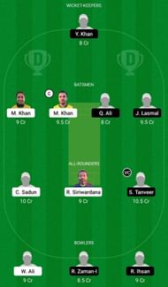 Dream11 Team for ECS T10 Cyprus 2021 Qualifier.